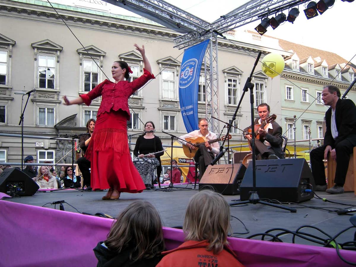 A flamenco performance