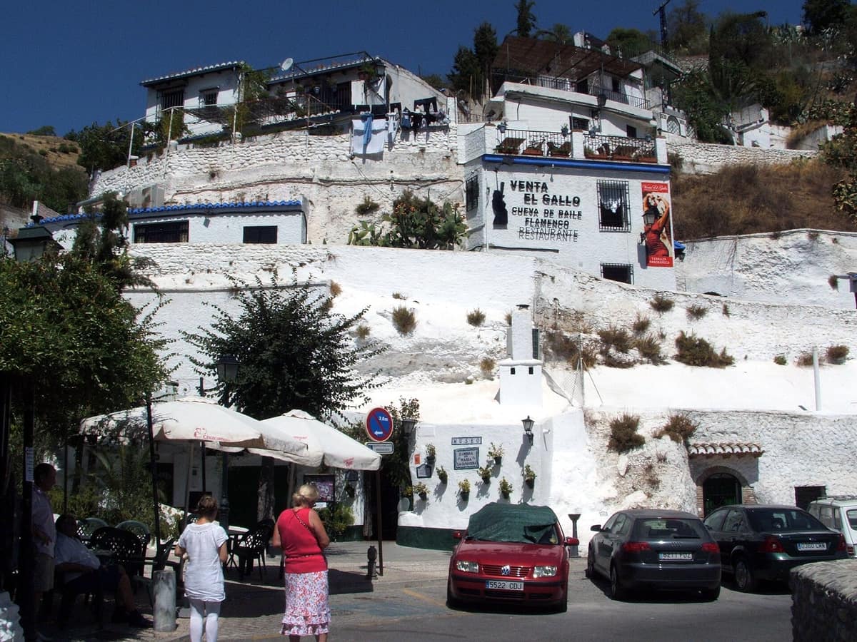 The Sacromonte cave quarter, Granada