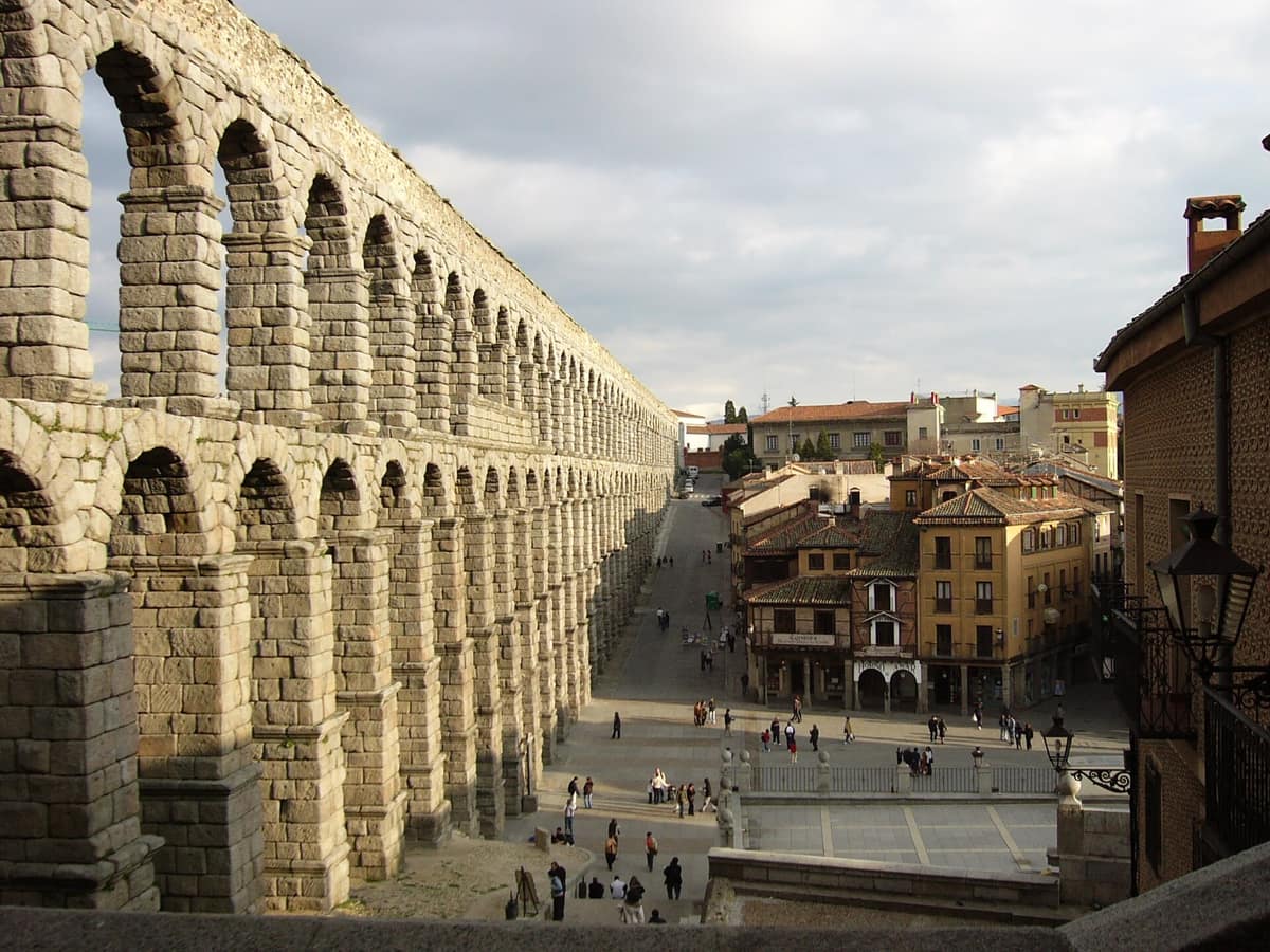 The Roman aqueduct of Segovia