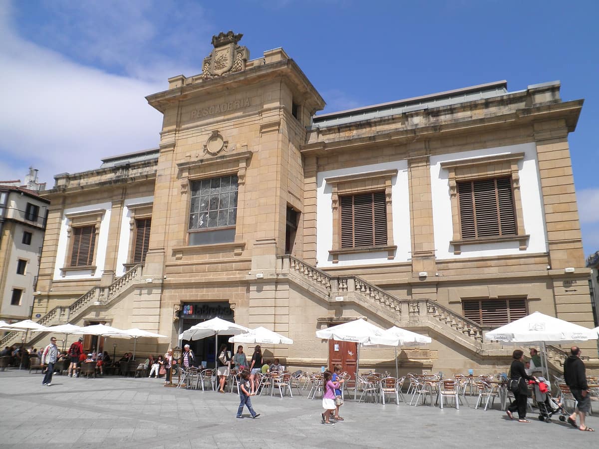 La Bretxa market building in San Sebastián's Old Town