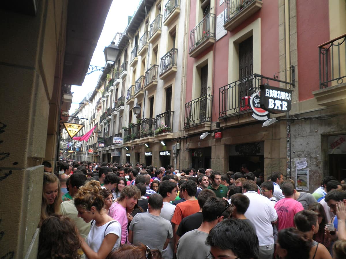 San Sebastián's old town
