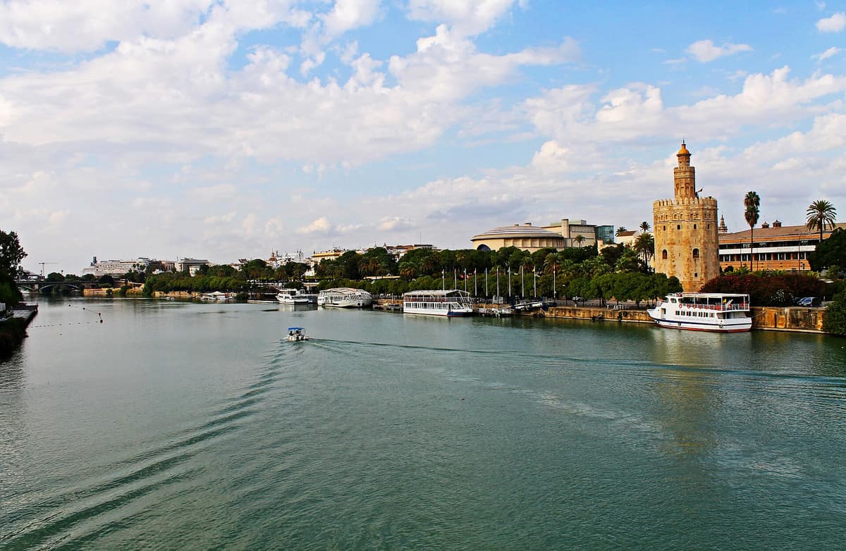 The Guadalquivir and Torre del Oro, Seville
