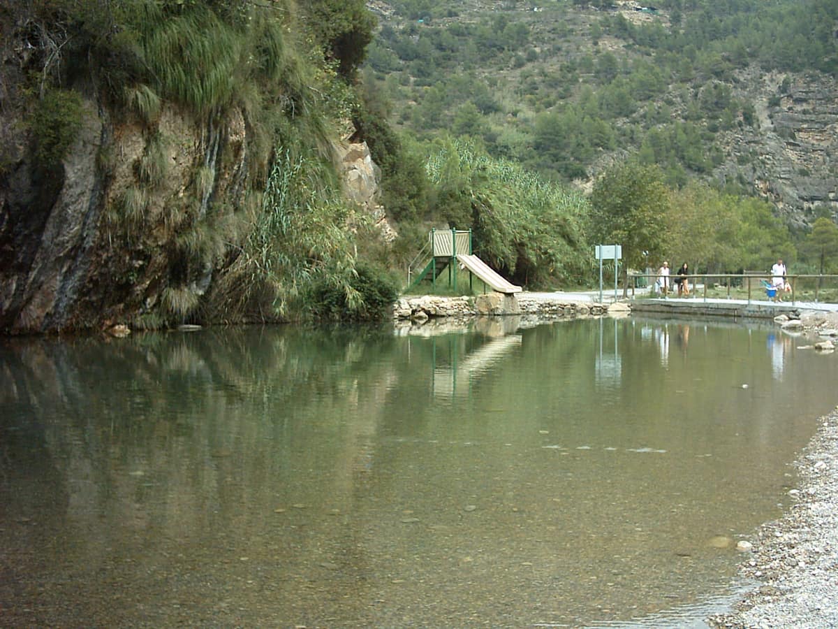 The thermal springs at Montanejos